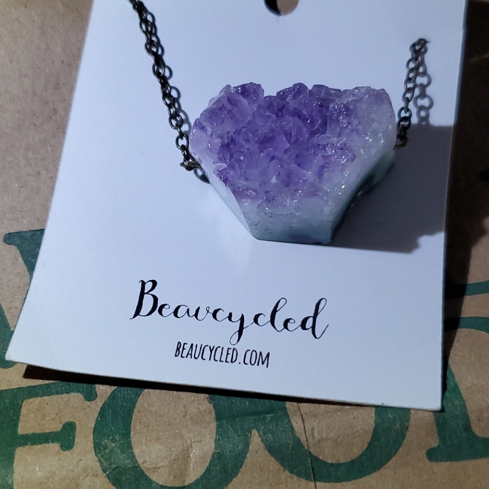 Amethyst Geode Necklace